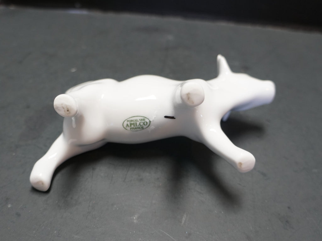 SOLD France Classic Whiteware Williams Sonoma Cow Creamer 3 Oz