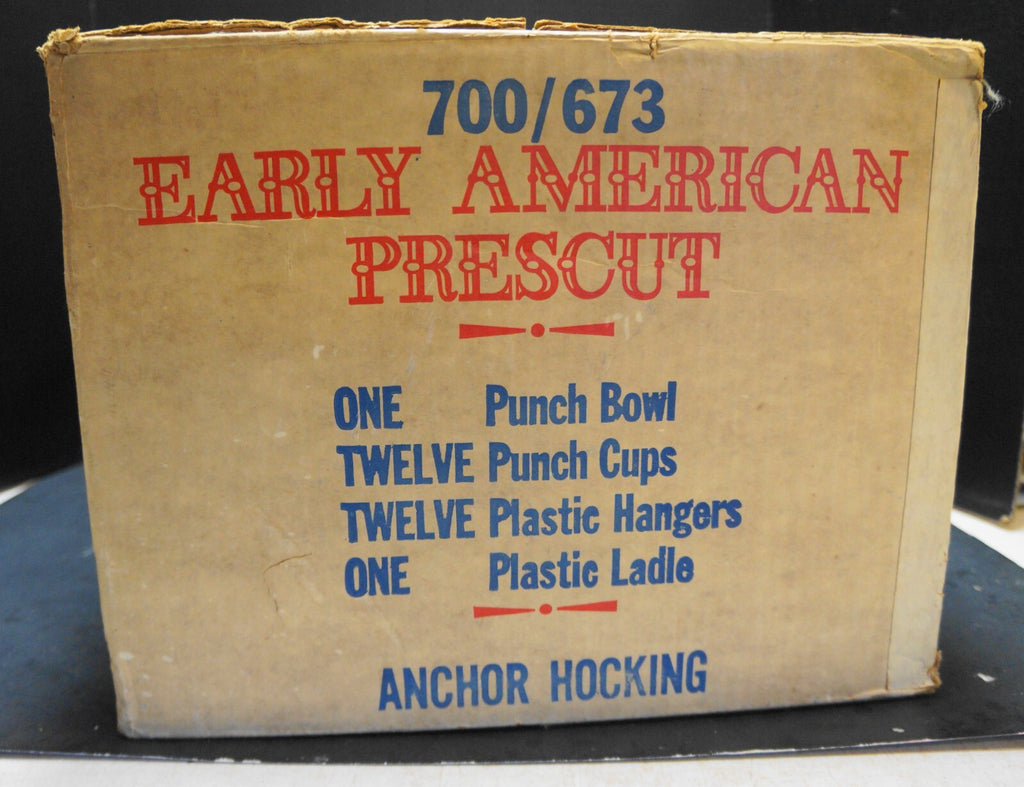 Anchor Hocking Early American Prescut EAPC Punch Set 19 Pieces In Box