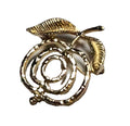 Sarah Coventry Gold Tone Saucy Apple Outline Pin