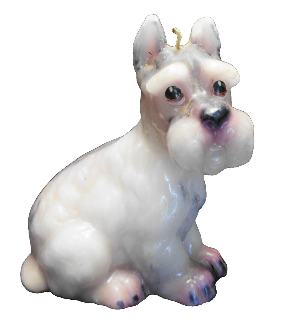 Wicks 'N Sticks Schnauzer Dog Figural Shaped Candle
