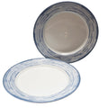 Dansk Centra Blue White Dinner Plates Pair