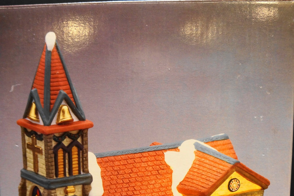 Galleria Fine Porcelain Hand Painted Church Cathedral Christmas Village