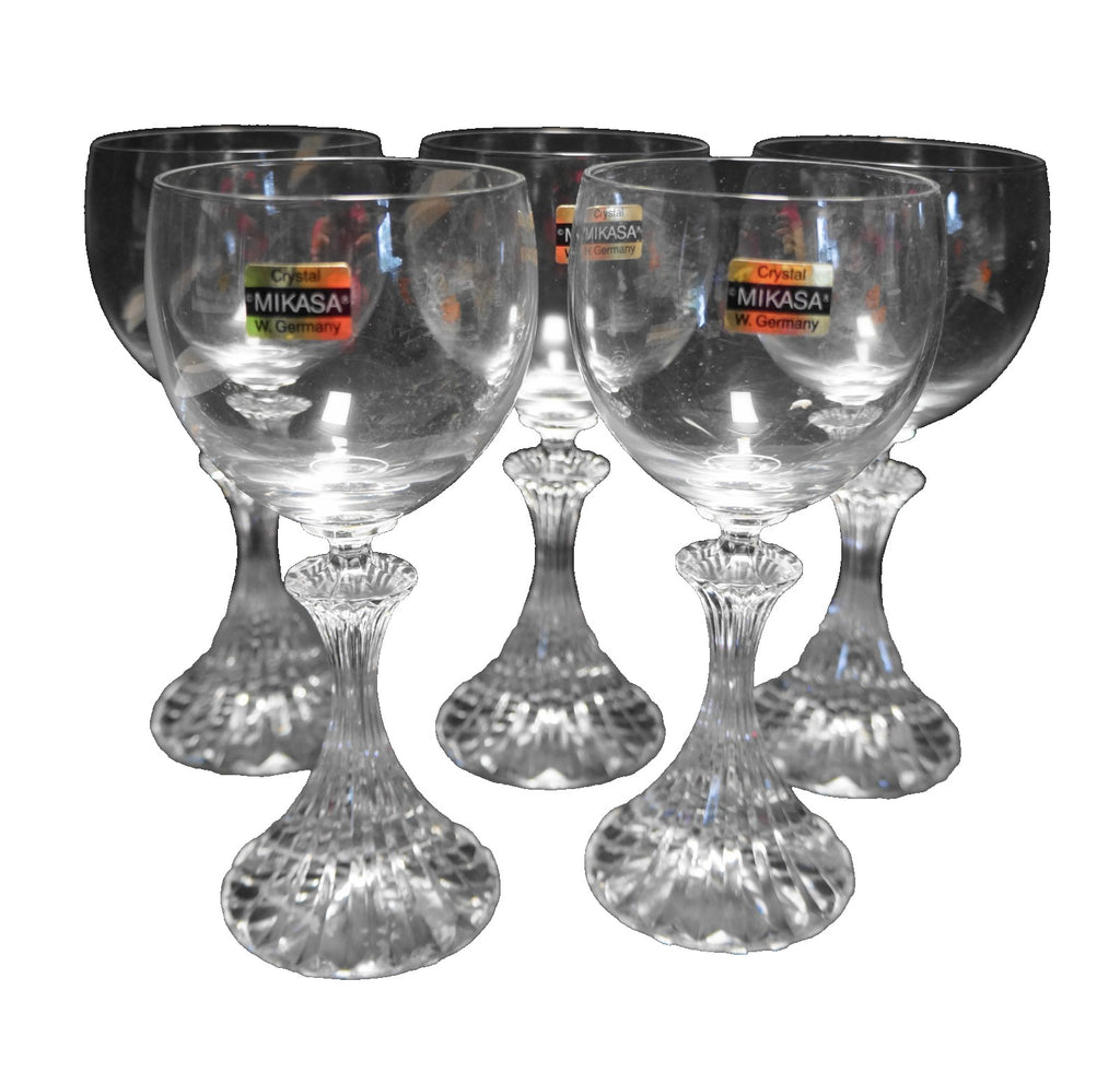 Mikasa The Ritz 6 1/2" Wine Glasses Set of 5