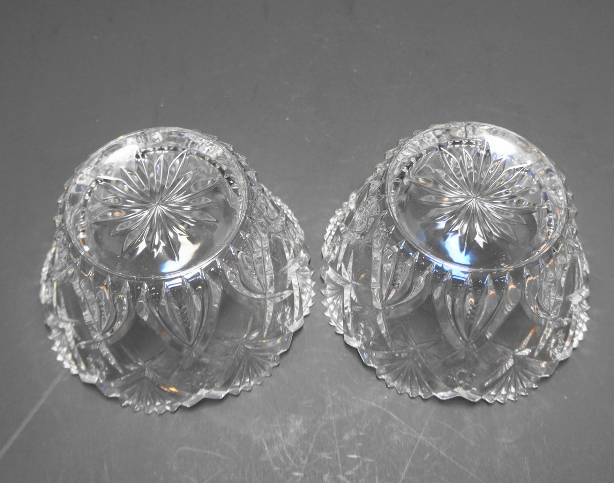Cristal D'Arques J.G. Durand Vincennes 5" Bowls Pair