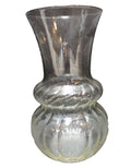 Indiana Glass Illusions Clear Spiral Optic Large Bouquet Vase