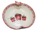Neher 1995 Apple Torte Baking Dish Spongeware Recipe on Back