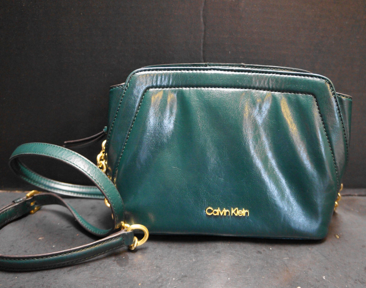 Calvin Klein Dark Hunter Green Crossbody Purse