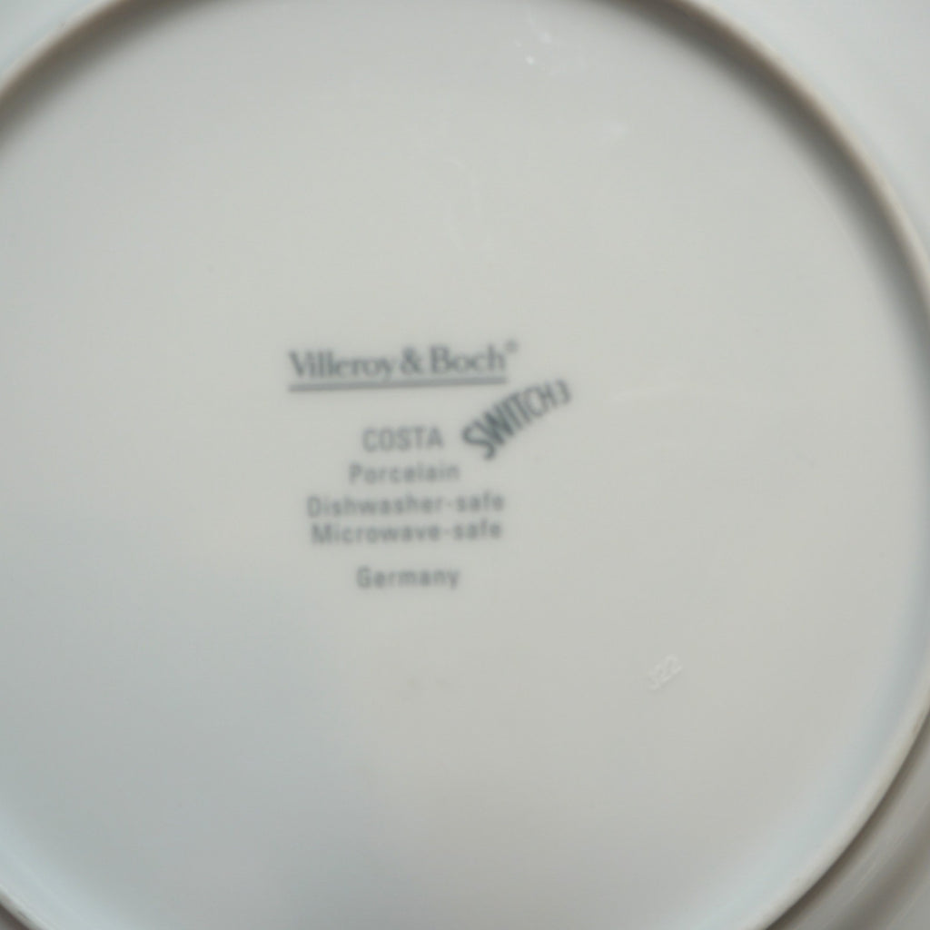 Villeroy & Boch Costa Switch 3 Dinner Plate Green Blue Rim