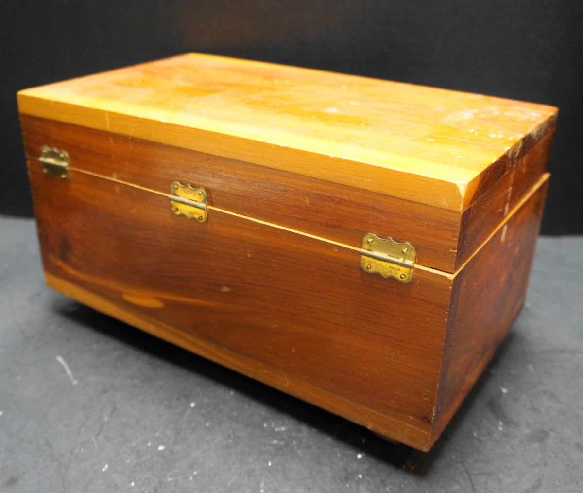 Cedar Chest Dresser Box Handmade Unsigned