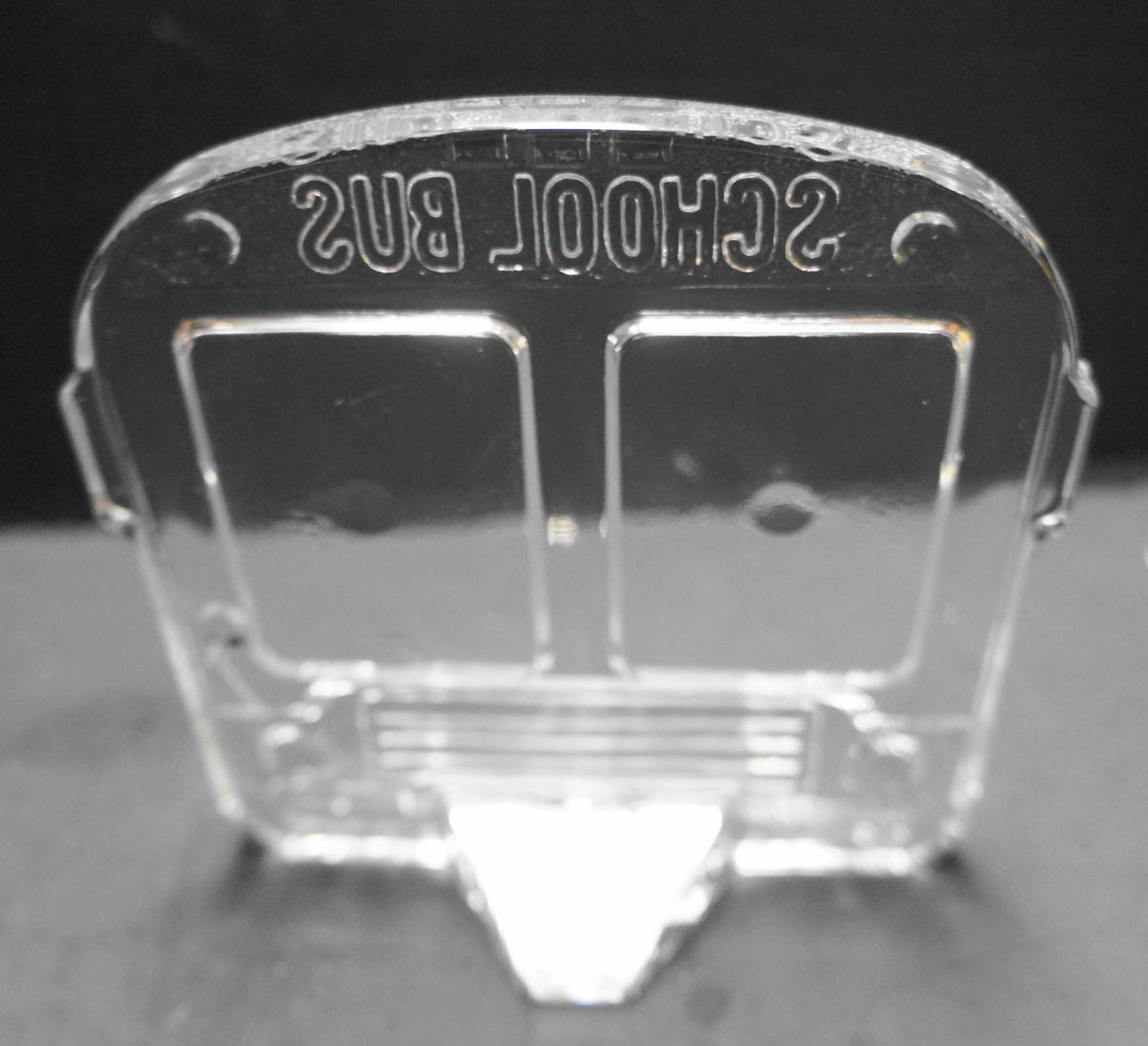 Studio Nova Clear Glass School Bus Picture Frame