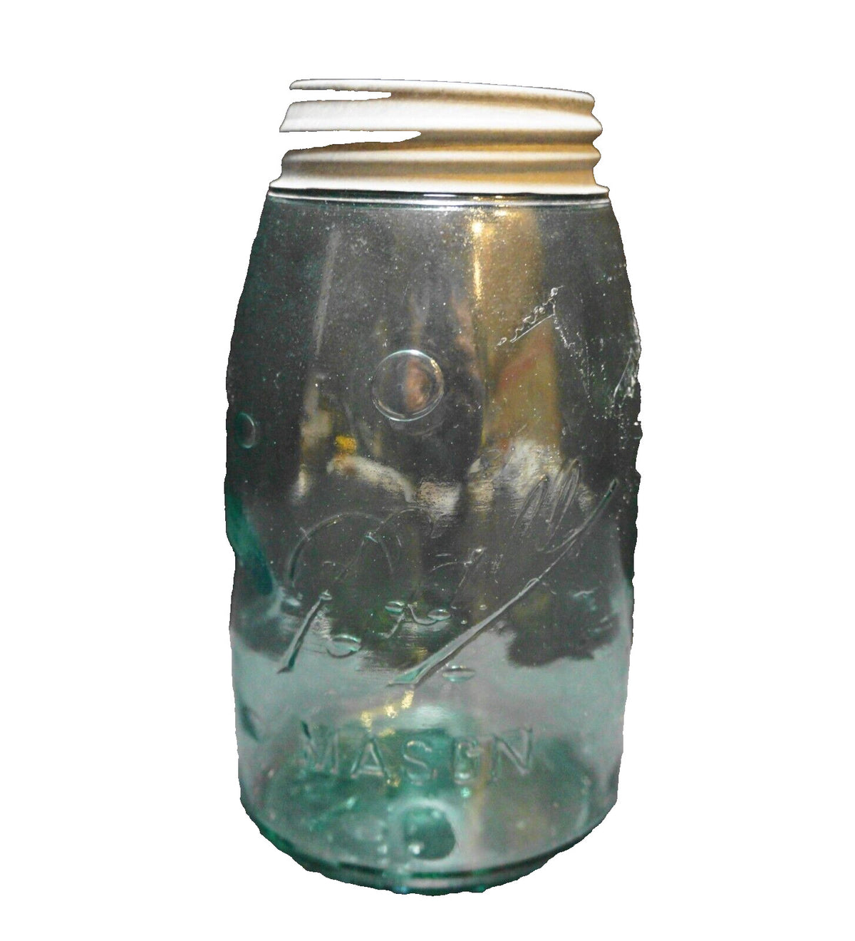 Ball Mason Slope Shoulder Zinc Lid Quart Jar 1910-1923