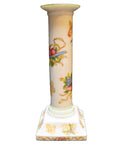 Andrea by Sadek Porcelain Fruit Decorated Candle Stick