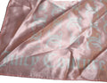 Juicy Couture Pink White Logo Print Satin Scarf 22 IN Square