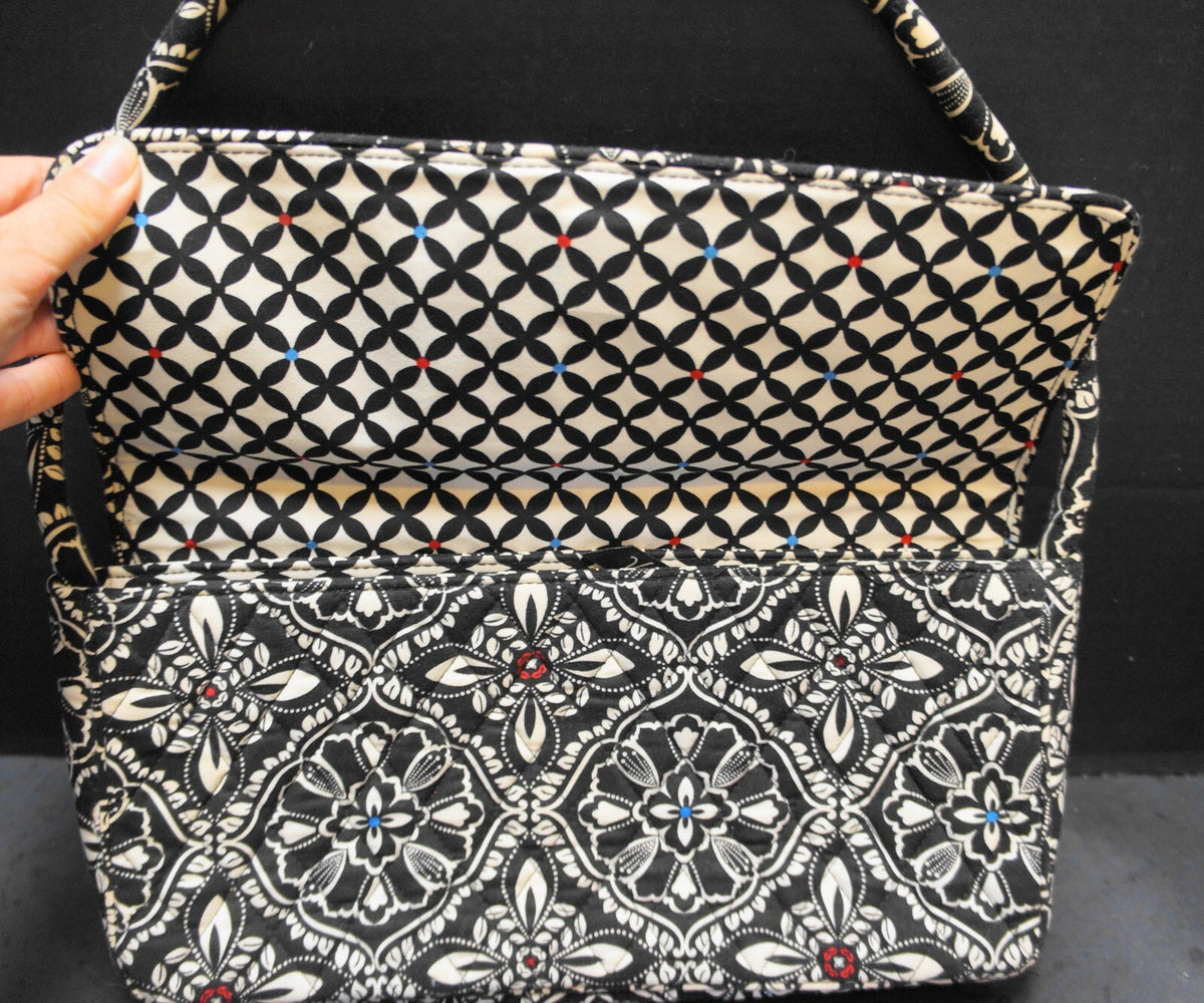 Vera Bradley Barcelona Knot Just A Clutch Black White