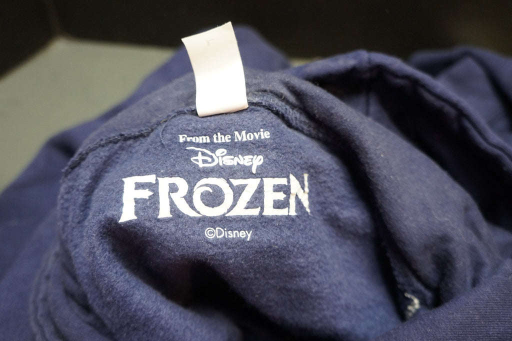 Frozen Disney Sven Reindeer Dark Blue Hoodie L