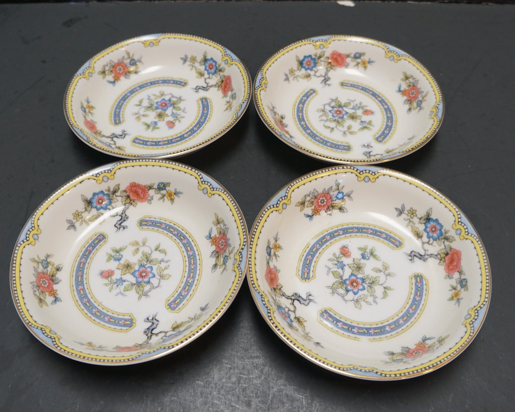 Noritake Mayflower 1930s Fruit Dessert Sauce Bowls Set of 4