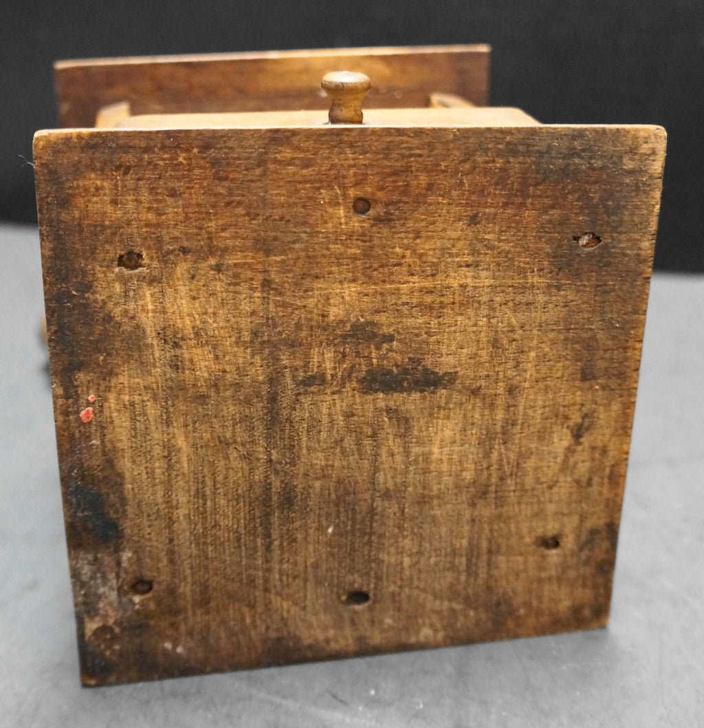Vintage Wooden Hand Crank Coffee Grinder