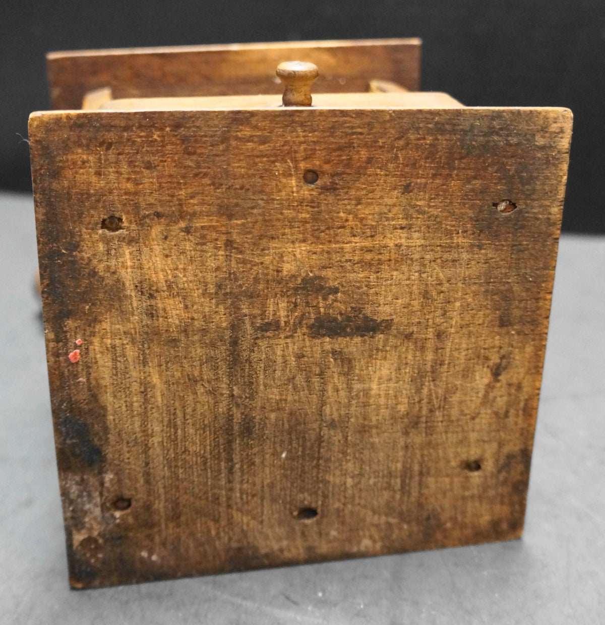 Vintage Wooden Hand Crank Coffee Grinder