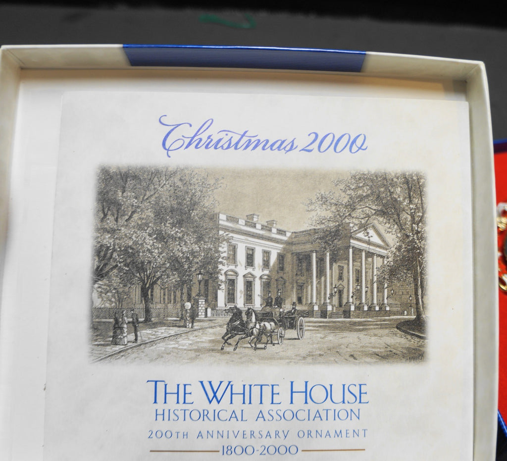 White House Historical Association Christmas Ornament 2000 200th Anniversary
