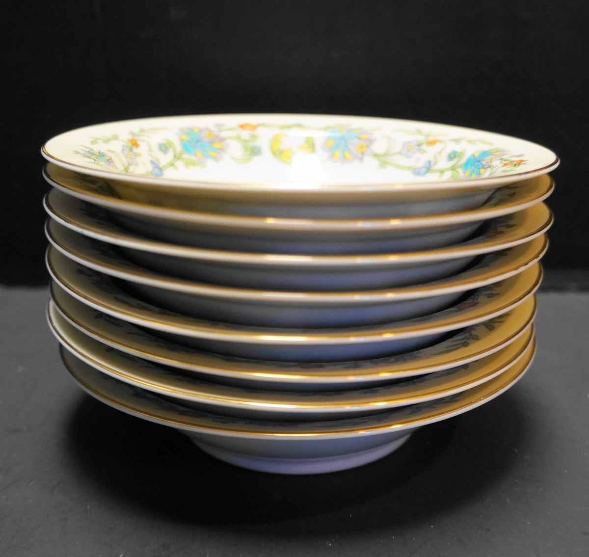 Noritake Norwich Fruit Berry Dessert Bowls Set of 8