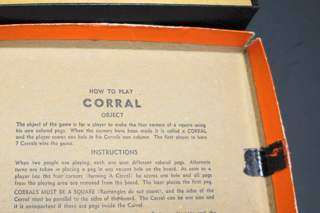 Corral Ropin' Good Fun for Everyone Wooden Peg Game