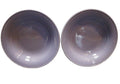 Nancy Calhoun Solid Color Violet Soup Bowls Pair