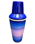 Jonathan Adler Scala Cocktail Shaker Jigger Set Purple Blue