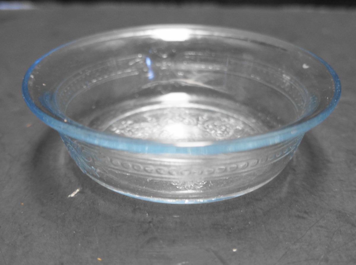 Fire King Philbe Sapphire Blue Individual Pie Plate 4 3/8 IN