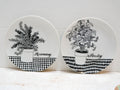 SOLD Fitz and Floyd Garden Herbs Salad Plates Pair Rosemary Parsley