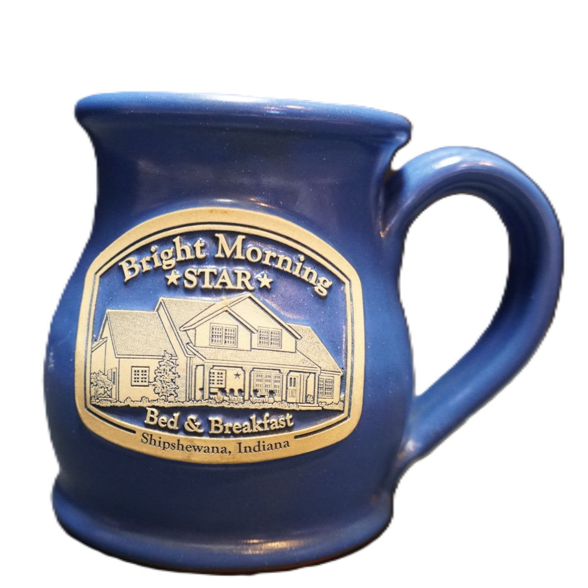 Deneen Pottery Bright Morning Star Bed & Breakfast Mug Blue Glaze
