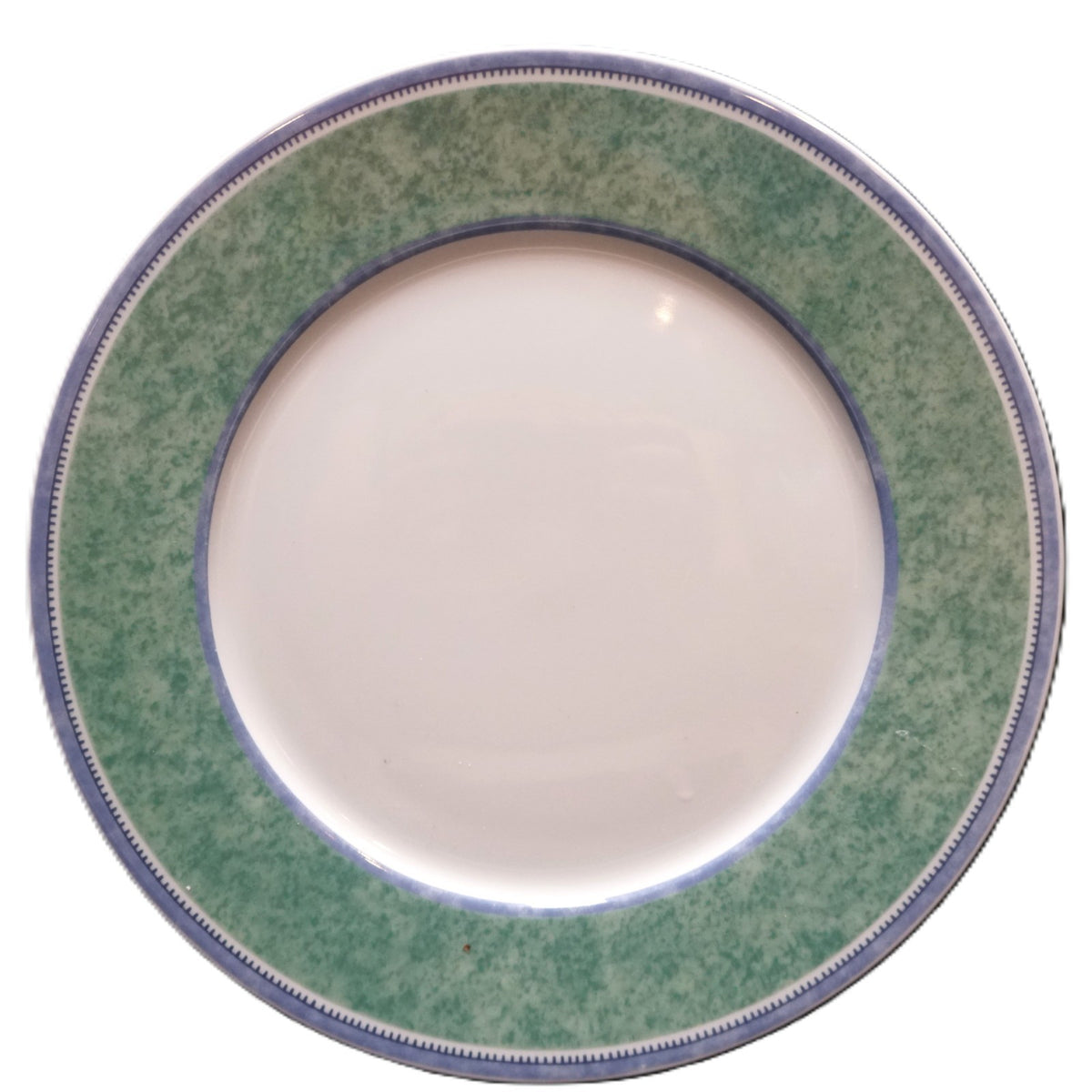 Villeroy & Boch Costa Switch 3 Dinner Plate Green Blue Rim