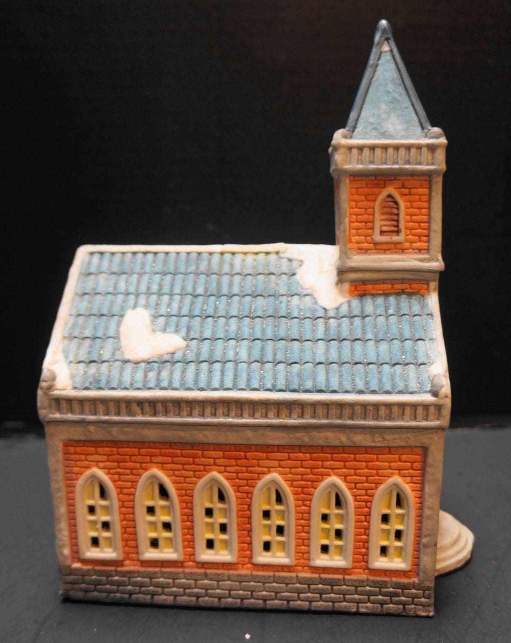Collins Holiday Expressions Porcelain Lighted House Church Christmas Village