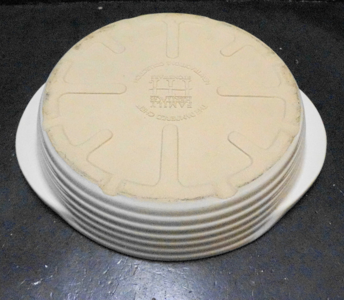 Pampered Chef Family Heritage Stoneware 8" Round Mini Deep Dish Baker 1395