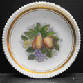 Charleton Fruit Beaded Edge Westmoreland Milk Glass Plate
