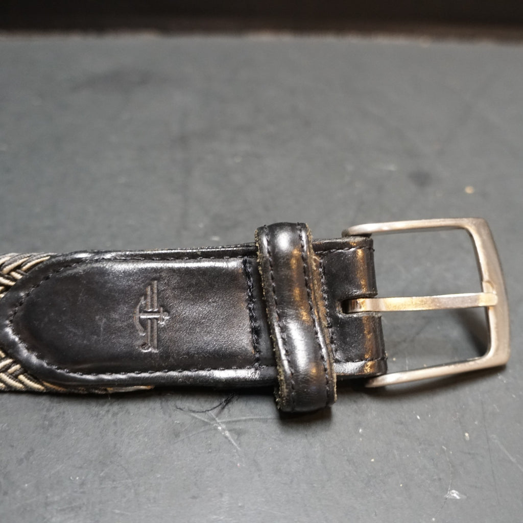 Dockers Stretch Woven Belt Black Cream Size 36