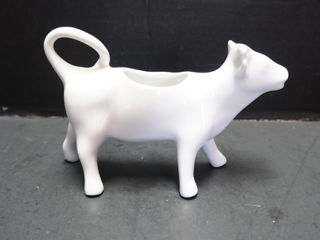 SOLD France Classic Whiteware Williams Sonoma Cow Creamer 3 Oz