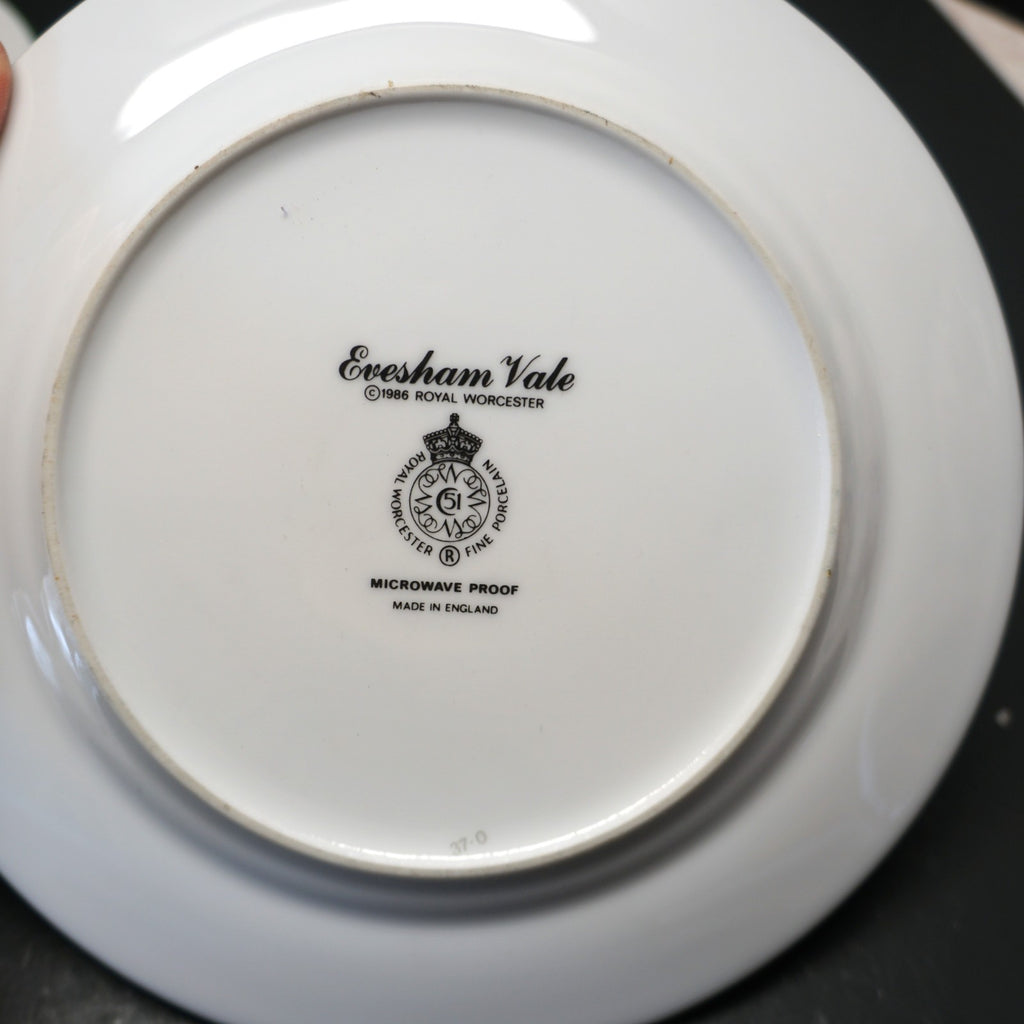 Royal Worcester Evesham Vale Salad Plates Set of 4
