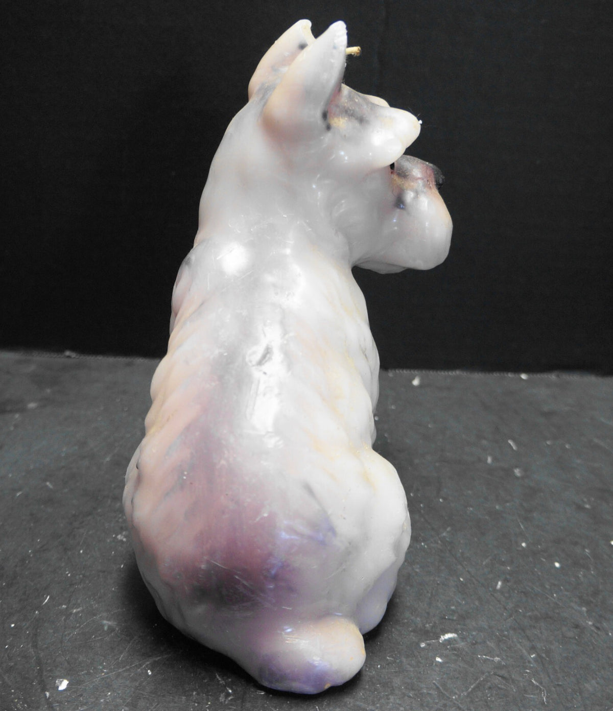 Wicks 'N Sticks Schnauzer Dog Figural Shaped Candle
