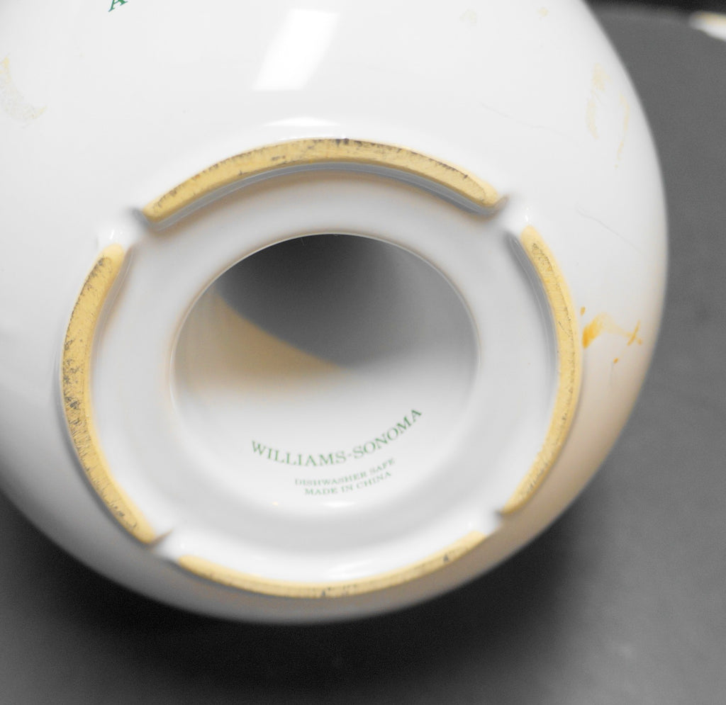 Williams Sonoma Sticky Toffee Pudding Mold Ceramic Gold Medal 1911