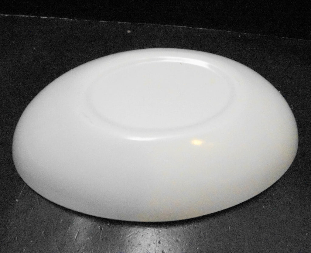 Spaulding Ware Chicago Melamine Melmac White Divided Oval Bowl