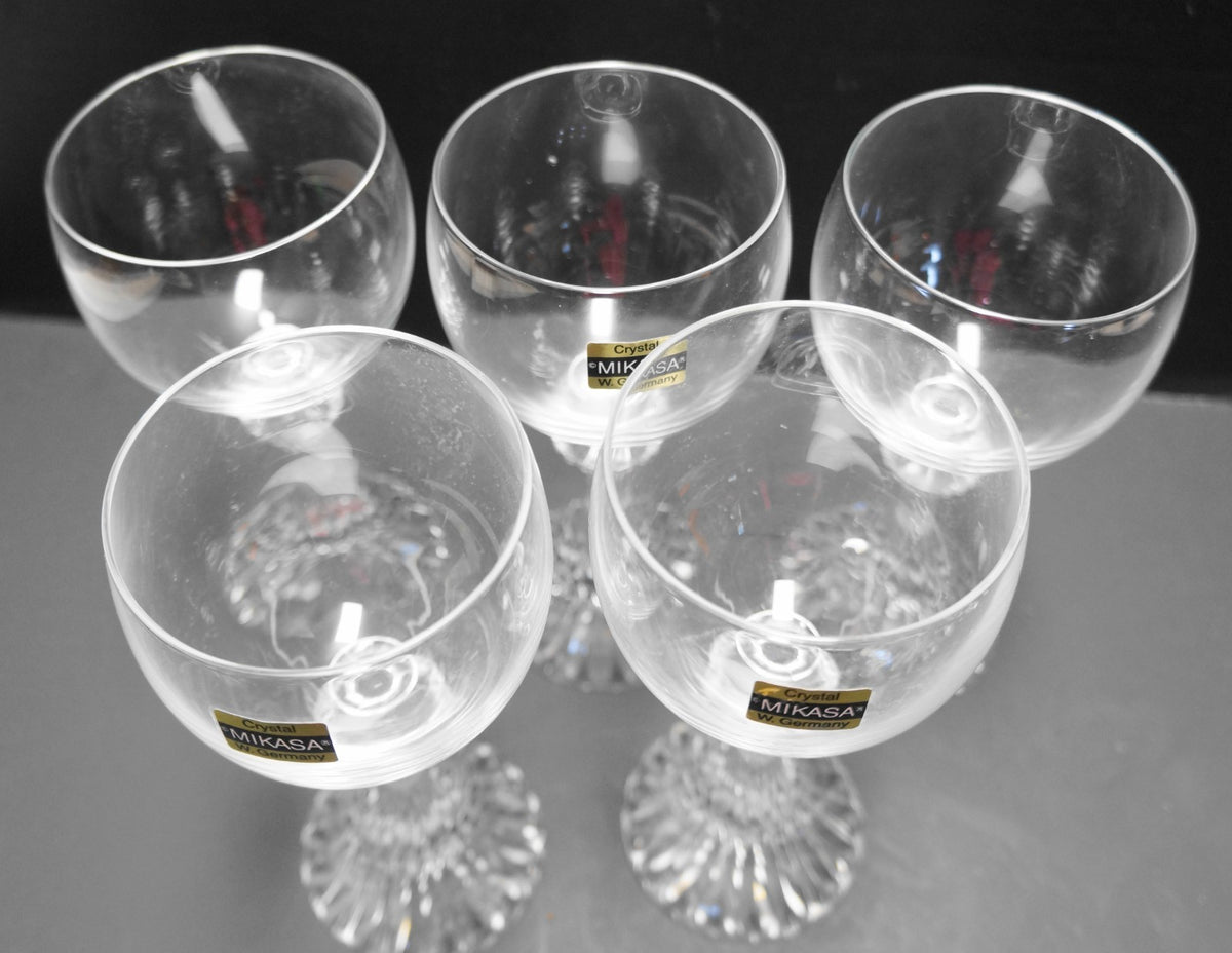 Mikasa The Ritz 6 1/2" Wine Glasses Set of 5