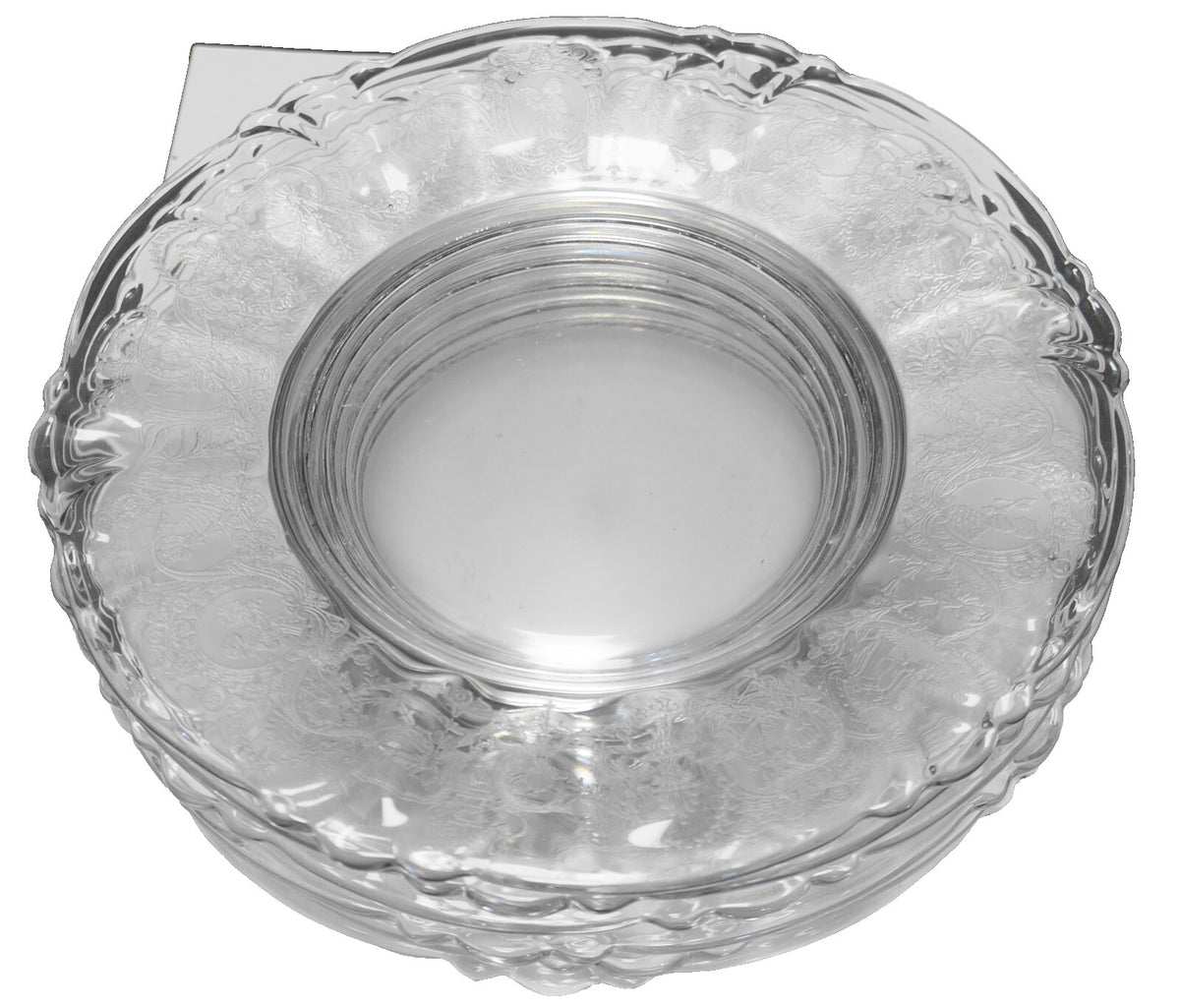 Heisey Minuet Colonial Times 8 1/4" Salad Plates Set of 6