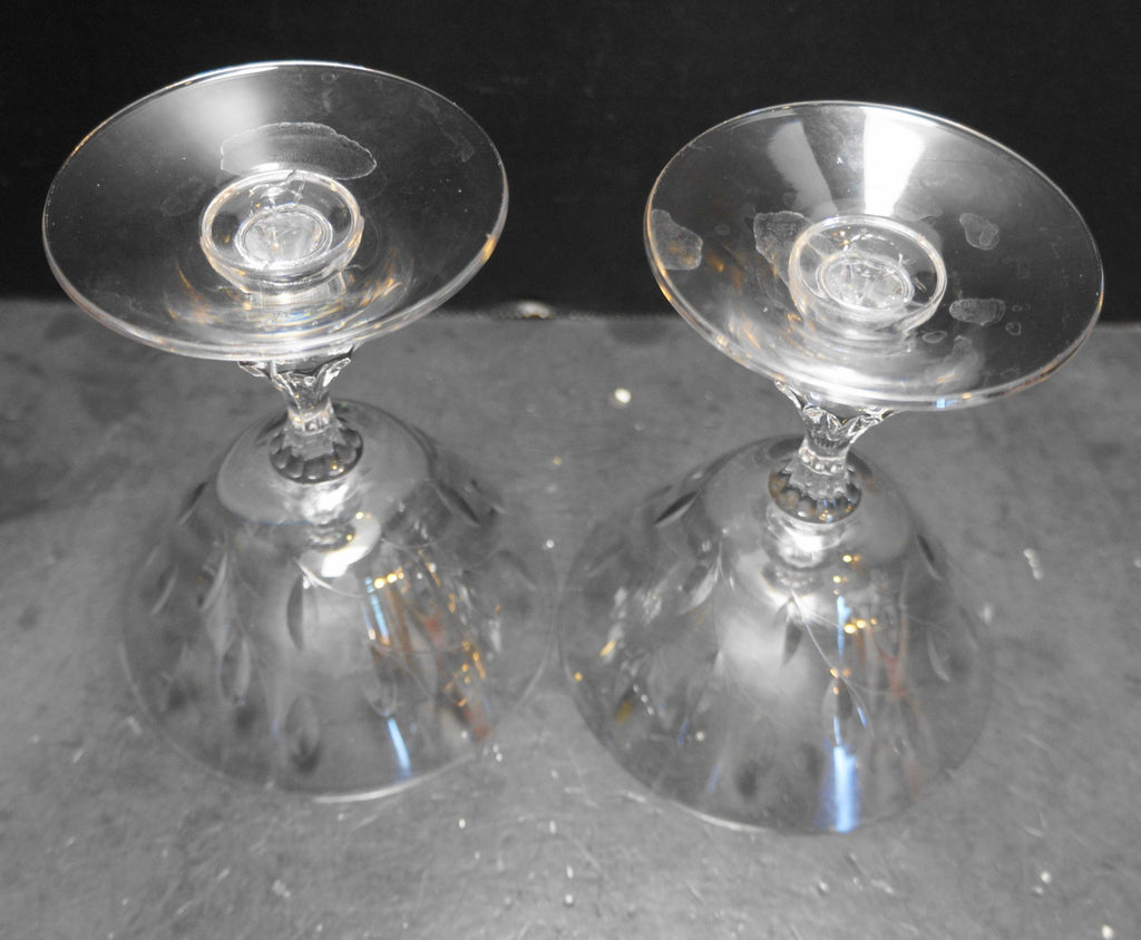 Duncan & Miller Willow Tall Champagne Sherbet Pair