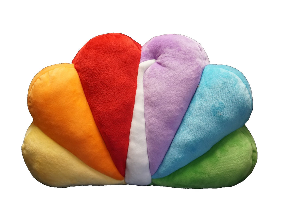 NBC Universal Peacock Plush Throw Pillow 2016