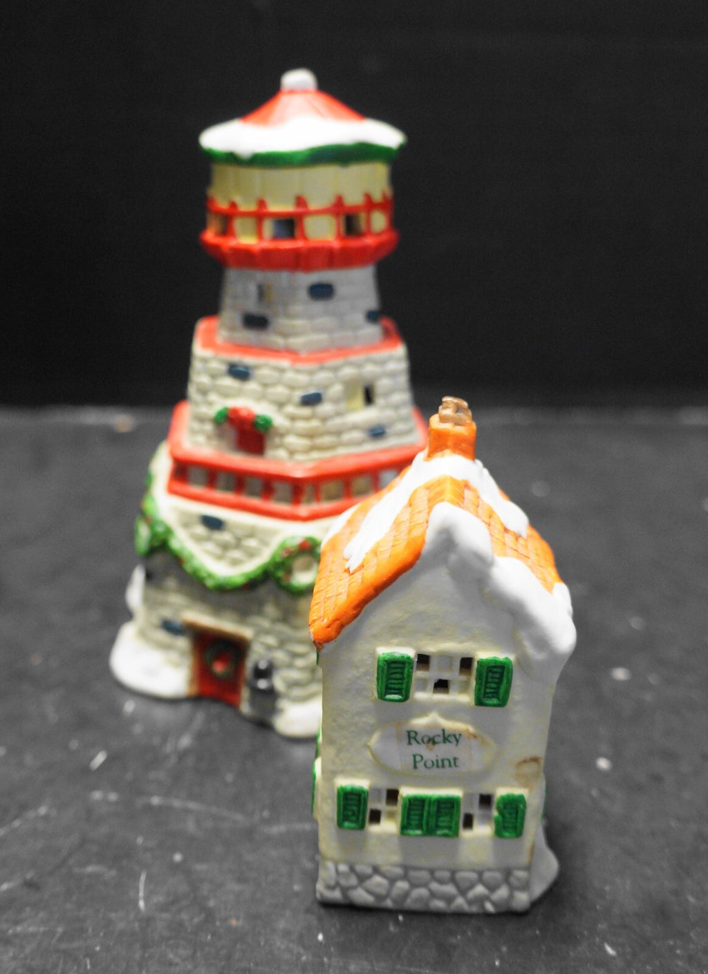 NOMA New England Christmas Village Lighthouse 1996