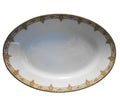 U.C. Limoges FB&CO France Oval Platter Roses Scrolls Small Platter