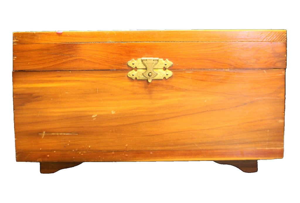 Cedar Chest Dresser Box Handmade Unsigned