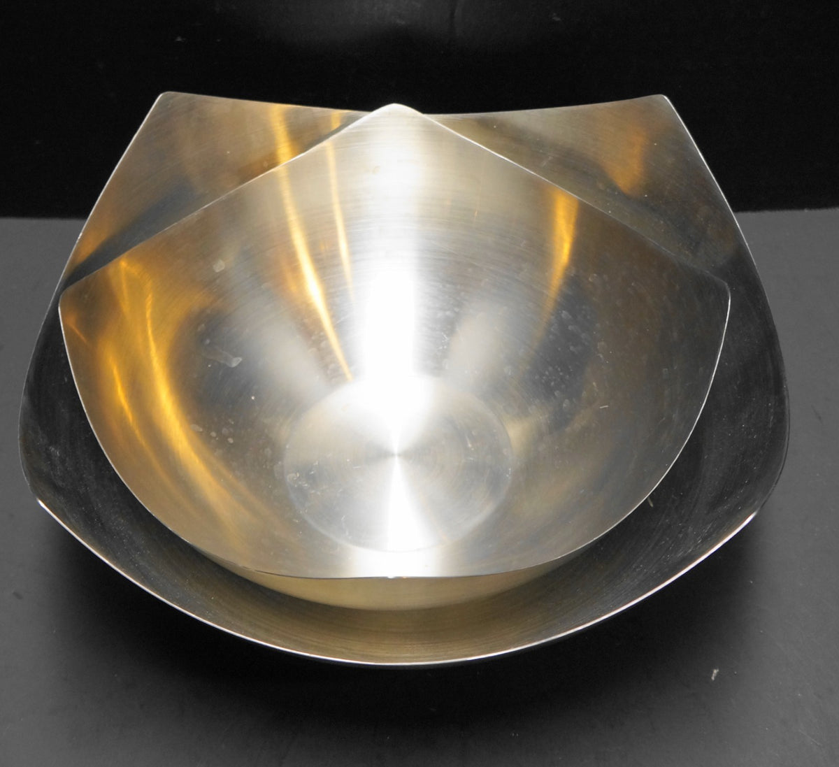 American Metalcraft Squond Stainless Steel Bowls Pair 10 3/4 IN 9 IN