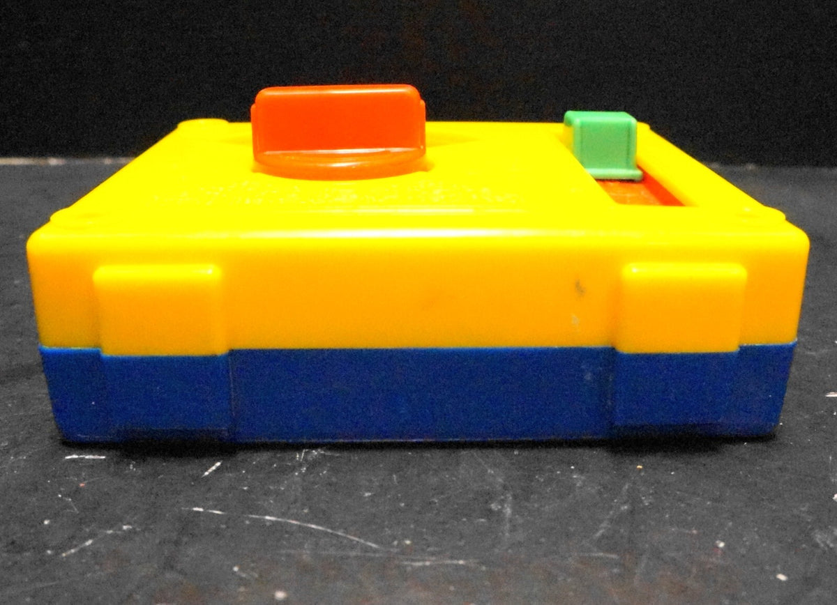 Fisher Price Radio 1981 Music Box Play Toyland Yellow Red Blue