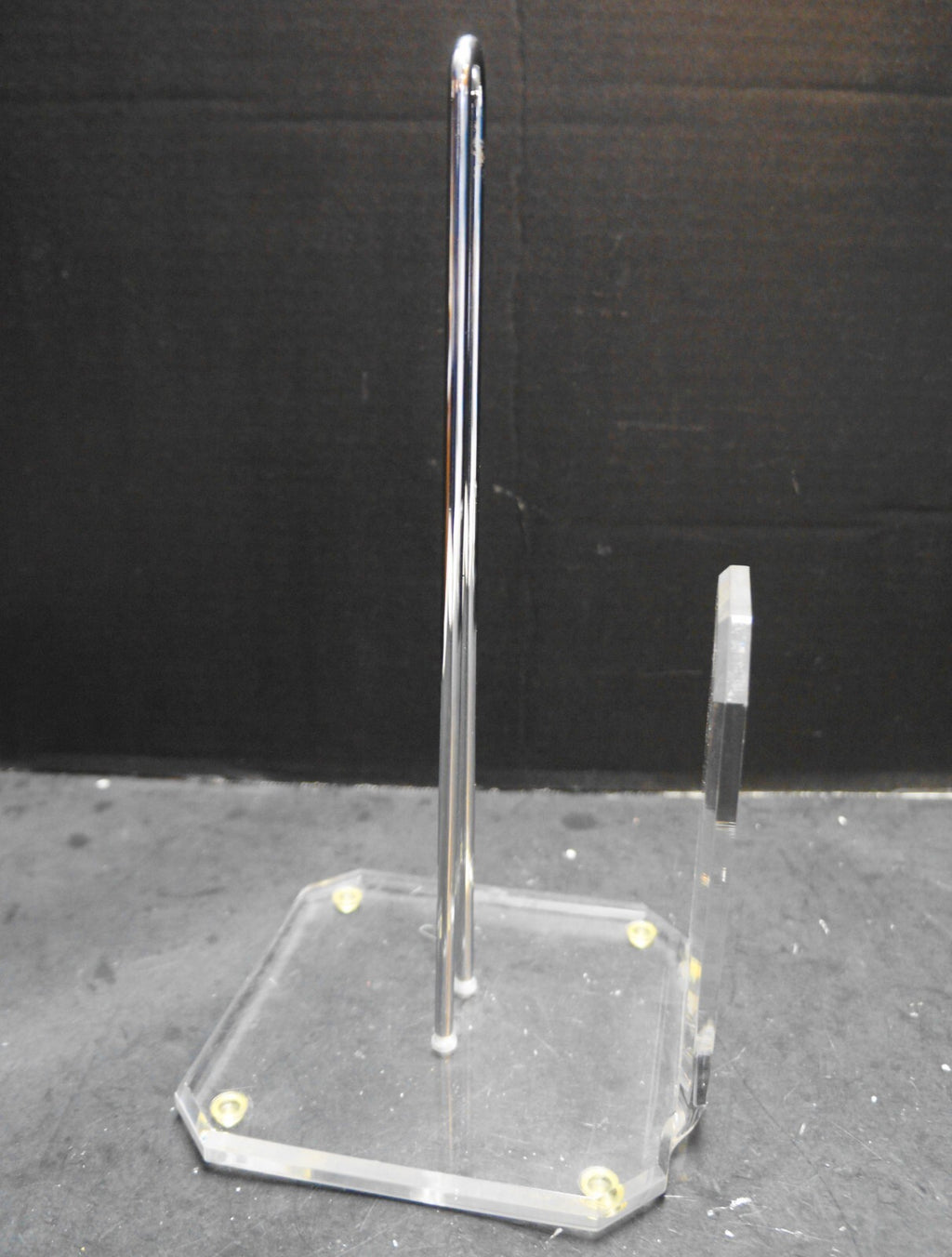 Clear Acrylic Lucite Paper Towel Stand Holder Made in Taiwan